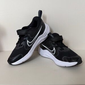 Nike Kids' Black/White Athletic Sneakers - Lightweight Comfort